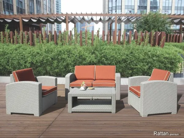 Уличные диваны и кресла коллекции Rattan Premium 4 купить в Омске