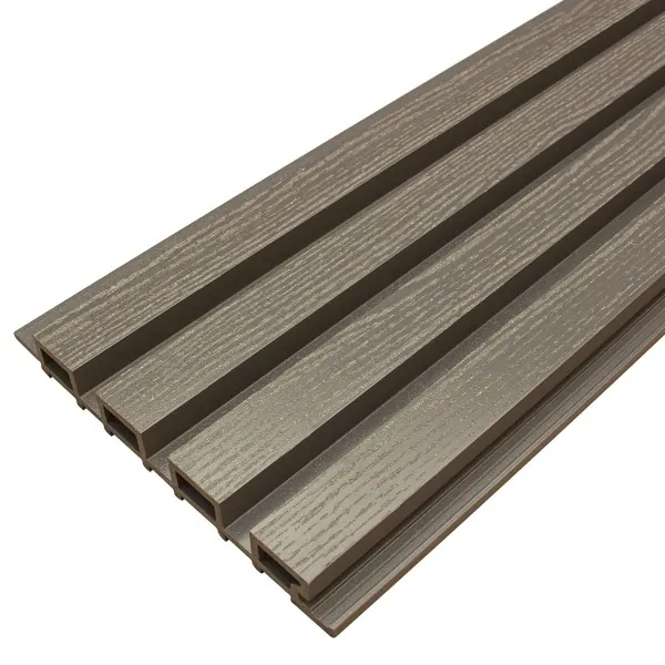 Фасадная доска из ДПК Faynag Wood Рейка Графит купить в Омске