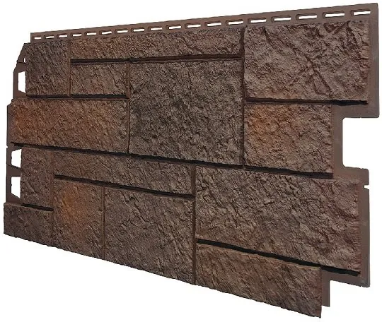 Фасадная панель VOX Sandstone (Сандстоун) темно коричневый купить в Омске