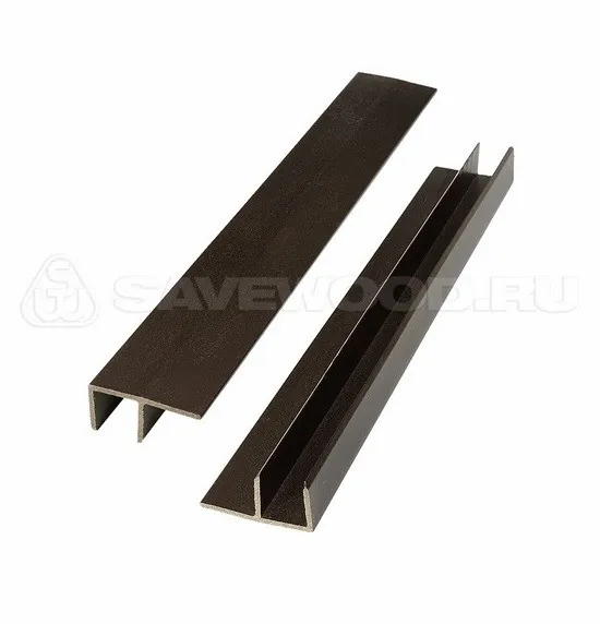 F-профиль ДПК Savewood – Тёмно-коричневый купить в Омске