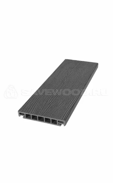 Террасная доска из ДПК SW Salix (S) (R) графит купить в Омске