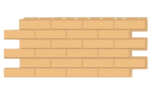Фасадная панель T-Siding Кирпич Модерн Эко Крем купить в Омске