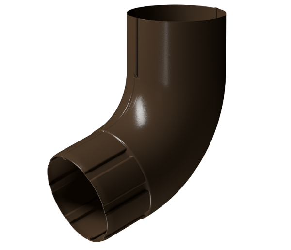 Колено 72° D90 Döcke STAL PREMIUM Каштан, (RAL 8017) купить в Омске