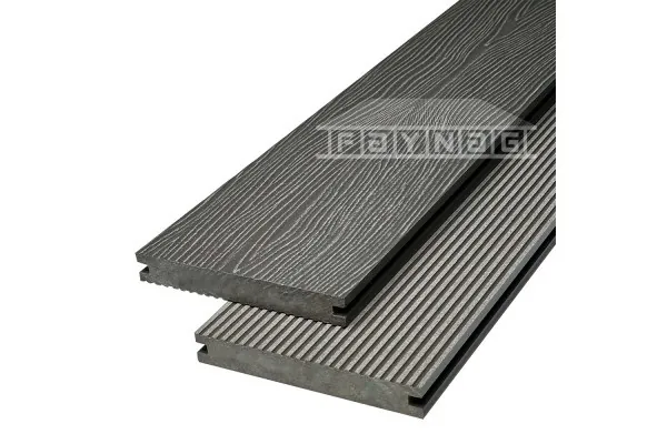 Террасная доска из ДПК Faynag Premium Massive 3D — Графит купить в Омске