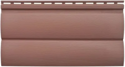 Сайдинг "blockhouse" под бревно, Акриловый Премиум ВН-03, красно коричневый