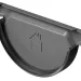Заглушка желоба D125 Döcke STAL PREMIUM Графит, (RAL 7024) купить в Омске