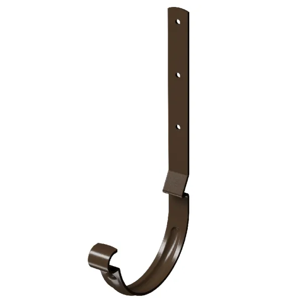 Карнизный крюк длинный D125 Döcke STAL PREMIUM Каштан, (RAL 8017) купить в Омске