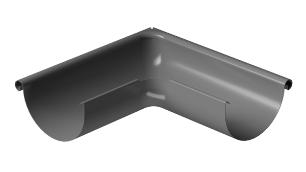 Угол внешний 90° D125 Döcke STAL PREMIUM Графит, (RAL 7024) купить в Омске