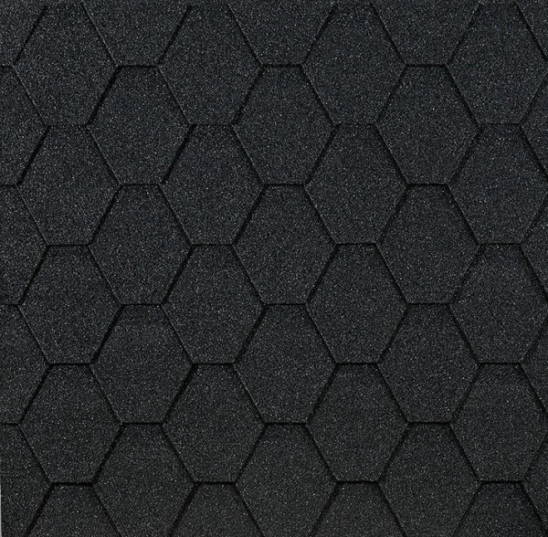 Гибкая черепица EURASIA Docke, Коллекция ШЕСТИГРАННИК Серый купить в Омске