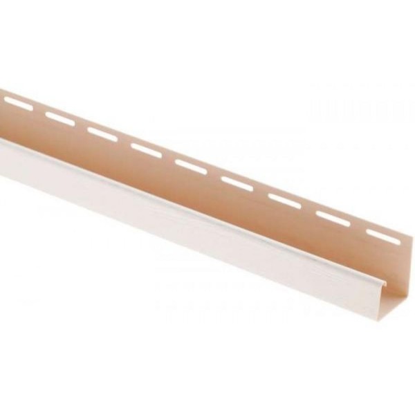 J-профиль Люкс Крашенный, T-15, ВН, Белый купить в Омске