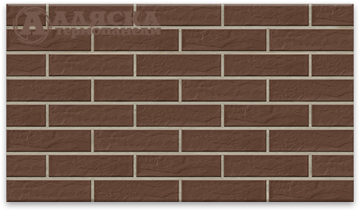 Фасадные Термопанели Аляска Braun Rustic купить в Омске