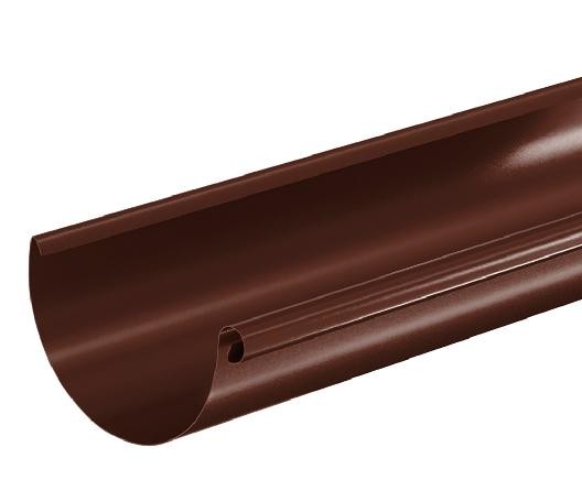 Водосток Aquasistem, система 125x90 - Водосточный желоб 3.00м RAL 8017 Коричневый купить в Омске