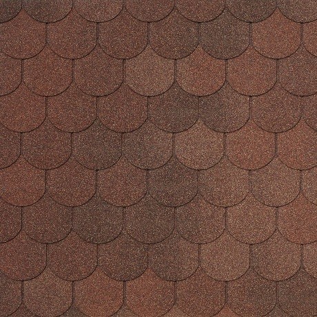Гибкая черепица Tegola ASSISI terracotta 420 купить в Омске
