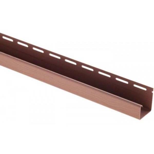 J-профиль Люкс Крашенный, T-15, ВН, Красно-коричневый купить в Омске
