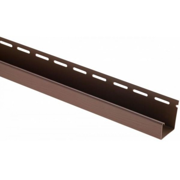 J-профиль Люкс Крашенный, T-15, ВН, Тёмный Орех купить в Омске