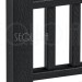 Комплект крышка/юбка для столба SEQUOIA BLACK купить в Омске