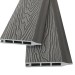 Заборная панель шип-паз EasyDecking Wood-Х 146х20 Серый купить в Омске