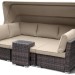 Диван-Трансформер AFINA плетеный из иск. ротанга AFM-320B Brown купить в Омске
