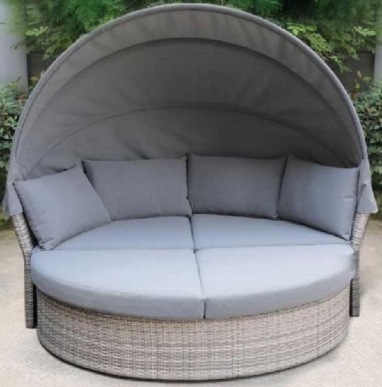 Диван-Трансформер AFINA плетеный из иск. ротанга AFM-325G Grey купить в Омске