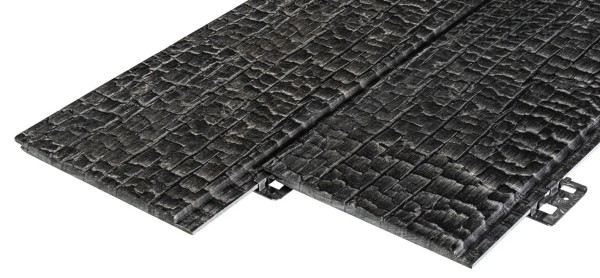 Фиброцементные панели FCSPRO Decor Wood Click Угольное купить в Омске