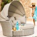 Диван-Трансформер AFINA плетеный из иск. ротанга AFM-325 Beige купить в Омске