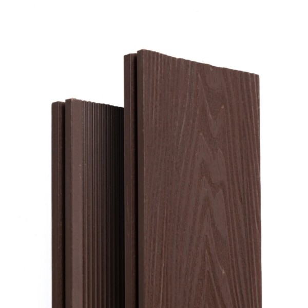 Террасная доска Ecodecking Экстра 3D полнотелая Графит купить в Омске