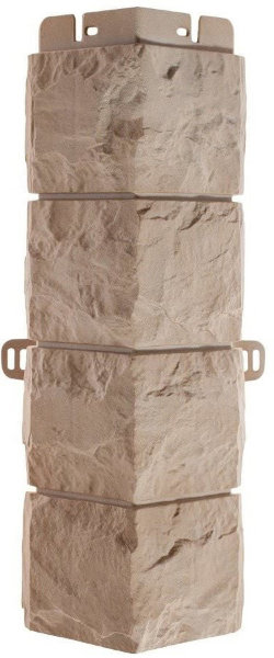 Фасадная панель Наружный угол фагот (талдомский), 0,45 х 0,13м (н) купить в Омске