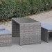 Диван-Трансформер AFINA плетеный из иск. ротанга S330G-W78 Grey купить в Омске
