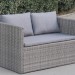 Диван-Трансформер AFINA плетеный из иск. ротанга S330G-W78 Grey купить в Омске