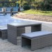 Диван-Трансформер AFINA плетеный из иск. ротанга S330G-W78 Grey купить в Омске