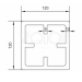 Столб SEQUOIA Evolution 3D WOOD GRAY купить в Омске