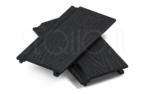 Доска фасадная ДПК 3D SEQUOIA Evolution WOOD BLACK купить в Омске
