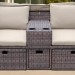 Комплект мебели AFINA плетеной из иск. ротанга AFM-330B Brown купить в Омске
