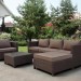 Комплект мебели AFINA плетеной из иск. ротанга YR821A Brown/Beige купить в Омске