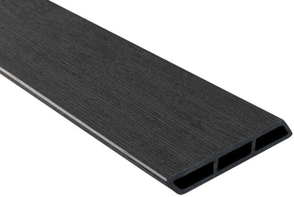Доска Ромбус 3D ДПК Outdoor STORM BLACK черная купить в Омске
