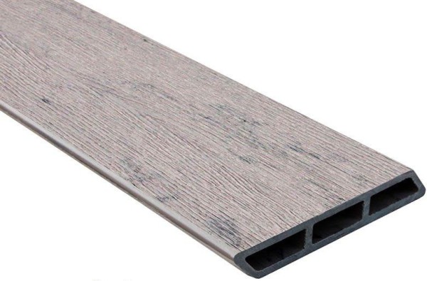 Доска Ромбус 3D ДПК Outdoor STORM GREY серая микс купить в Омске