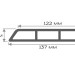 Доска Ромбус 3D ДПК Outdoor STORM GREY серая микс купить в Омске