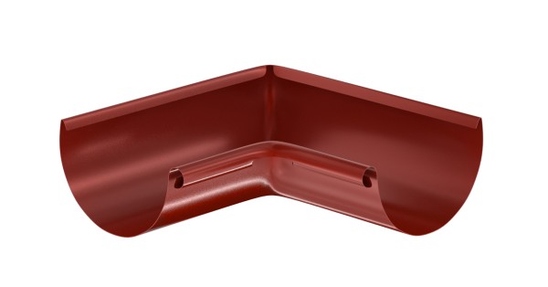 Водосток Aquasistem, система 125x90 - Угол желоба, внутренний 90° RR 29 Бургундский купить в Омске