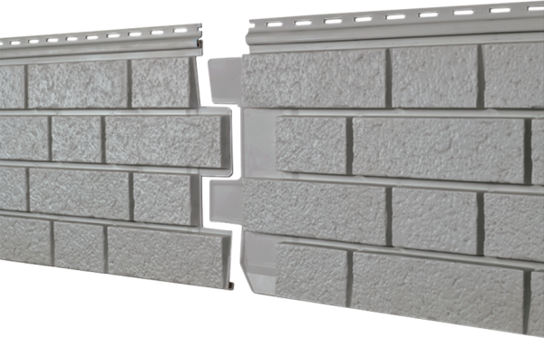 Фасадная панель Ю-пласт Стоун Хаус S-Lock Клинкер Нордик дым купить в Омске