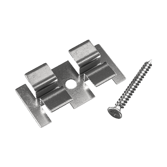 Клипса с саморезом, Grinder шовный монтаж 5 mm купить в Омске