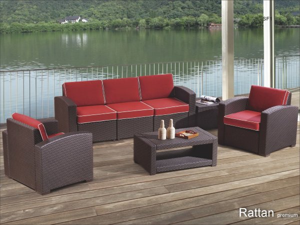 Уличные диваны и кресла коллекции Rattan Premium 5  купить в Омске