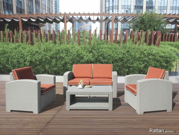 Уличные диваны и кресла коллекции Rattan Premium 4 купить в Омске