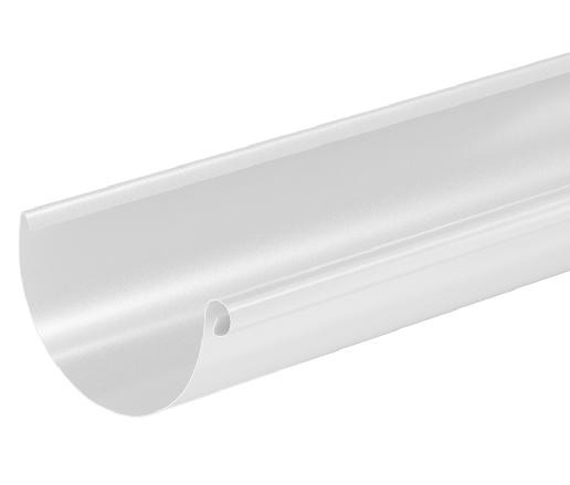 Водосток Aquasistem, система 125x90 - Водосточный желоб 3.00м RAL 9003 Белый купить в Омске