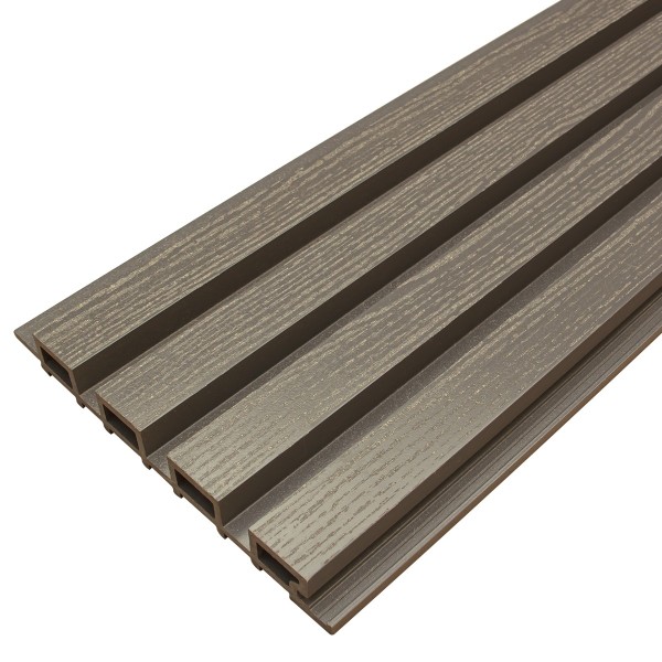 Фасадная доска из ДПК Faynag Wood Рейка Графит купить в Омске