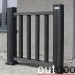 Ограждение из ДПК Outdoor Классик 3D STORM чёрный купить в Омске