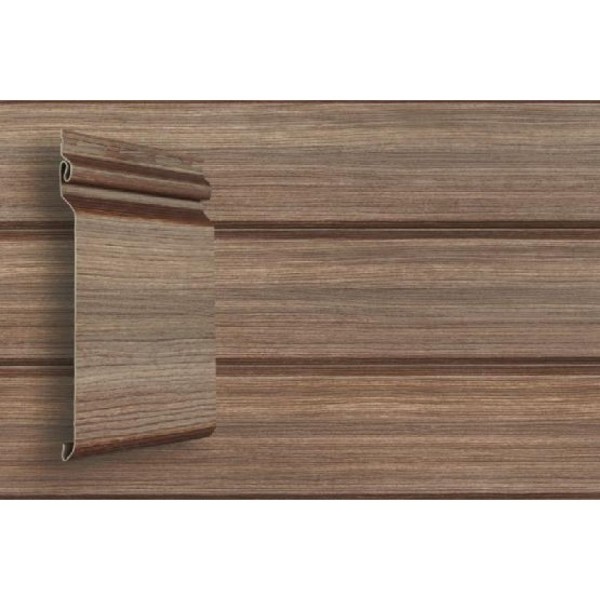 Виниловый сайдинг Grand Line Natural-Брус Tundra - Кедр купить в Омске