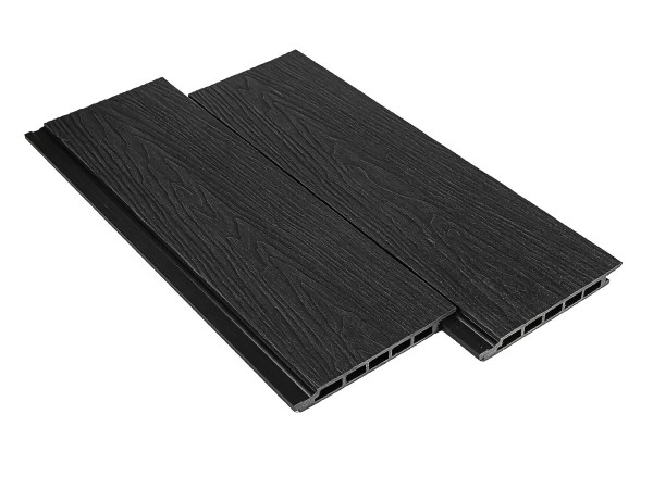 Фасадная панель из ДПК Deckart Vista 3D с текстурой дерева Графит купить в Омске