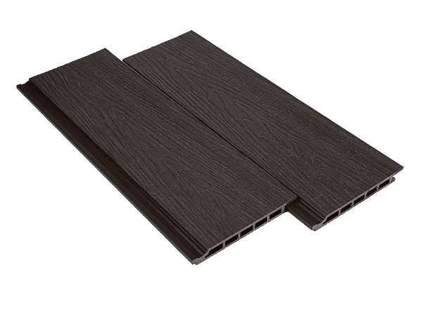 Фасадная панель из ДПК Deckart Vista 3D с текстурой дерева Махагон купить в Омске
