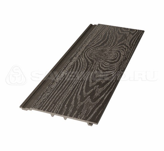 Сайдинг из дпк savewood sw-cedrus тангенциальный распил темно-коричневый купить в Омске