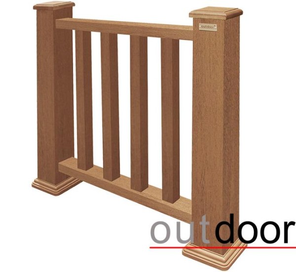 Ограждение из ДПК Outdoor Классик 3D STORM дуб купить в Омске